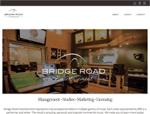 Tablet Screenshot of bridgeroadentertainment.com